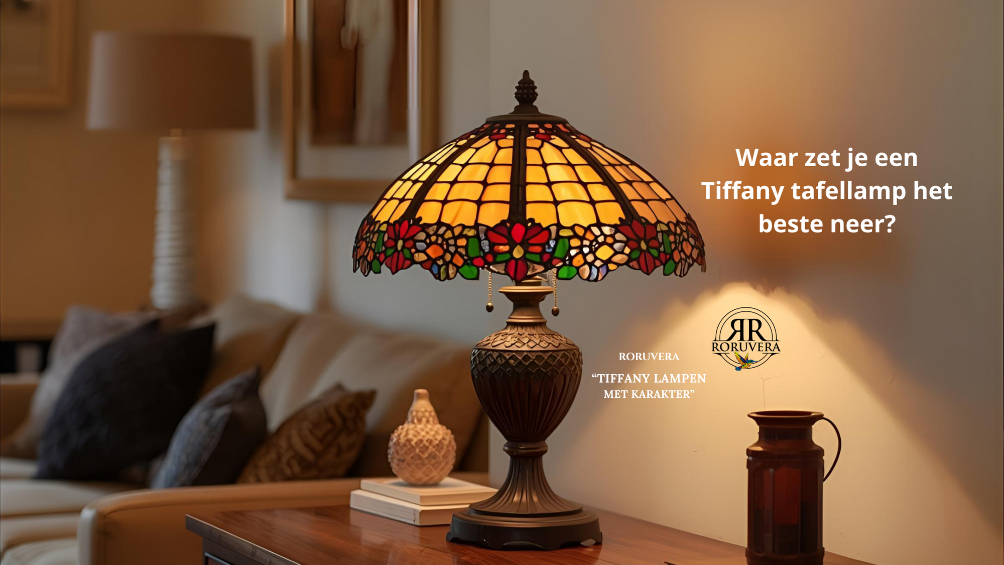 Waar zet je een Tiffany tafellamp het beste neer?