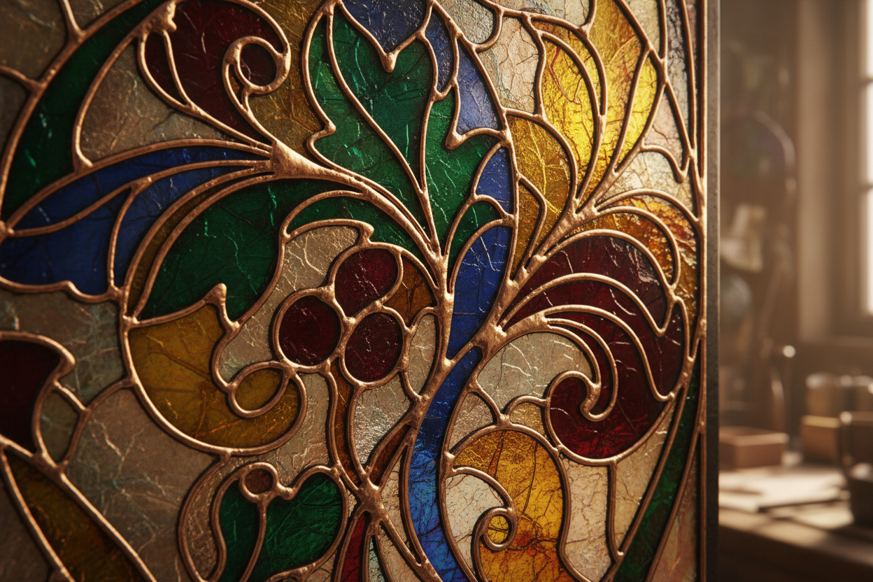 Hoe Tiffany het licht temde – De revolutie van koperfolie en Favrile glas