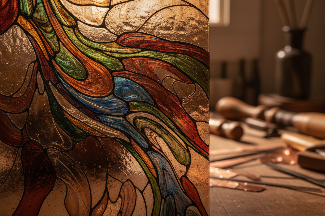 Streamerglas: Tiffany’s 3D-Schetsen in Vloeibaar Glas