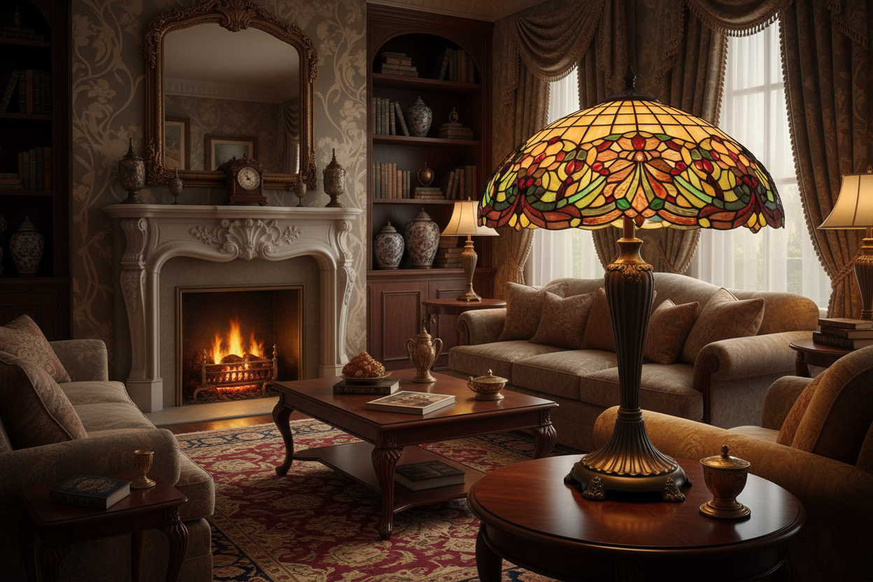 Tiffany lampen: 5 ideale plekken in huis