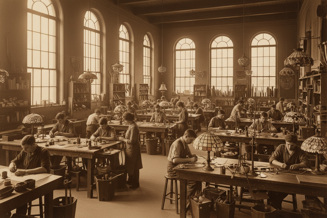 Tiffany Studios: Het Hart van de Amerikaanse Art Nouveau