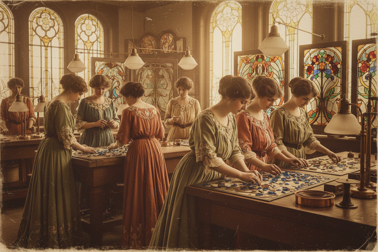 De Y.W.C.A. en Tiffany Studios: Een Kweekvijver voor Vrouwelijk Talent