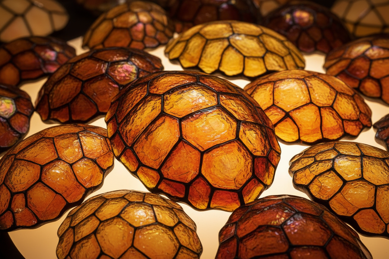 Turtleback-glas: Het Juweelachtige Pantser van Tiffany Studios