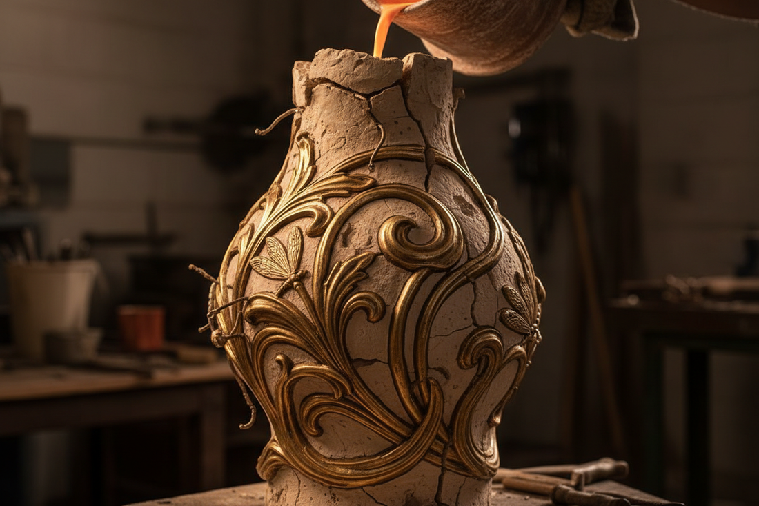 De Verloren Wasmethode: De Beeldhouwkunst achter Tiffany Brons