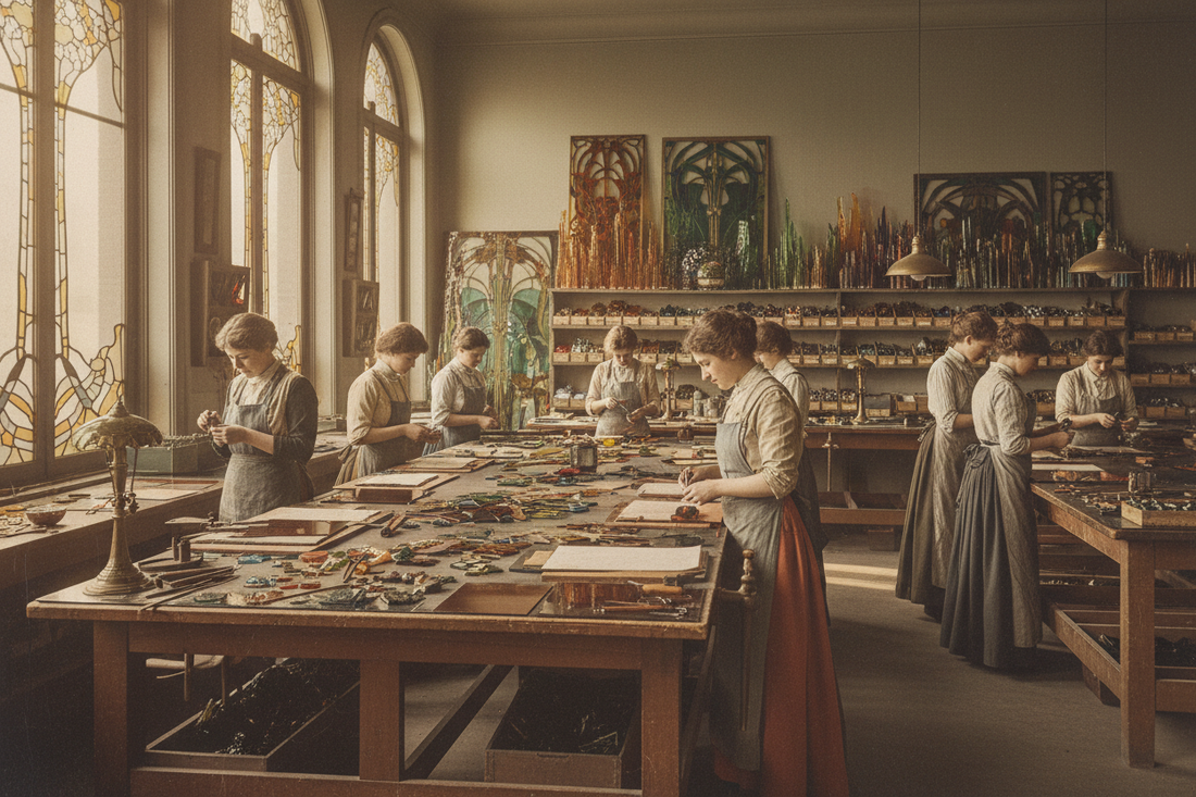 Women's Glass Cutting Department: De Creatieve Kracht van de Tiffany Girls