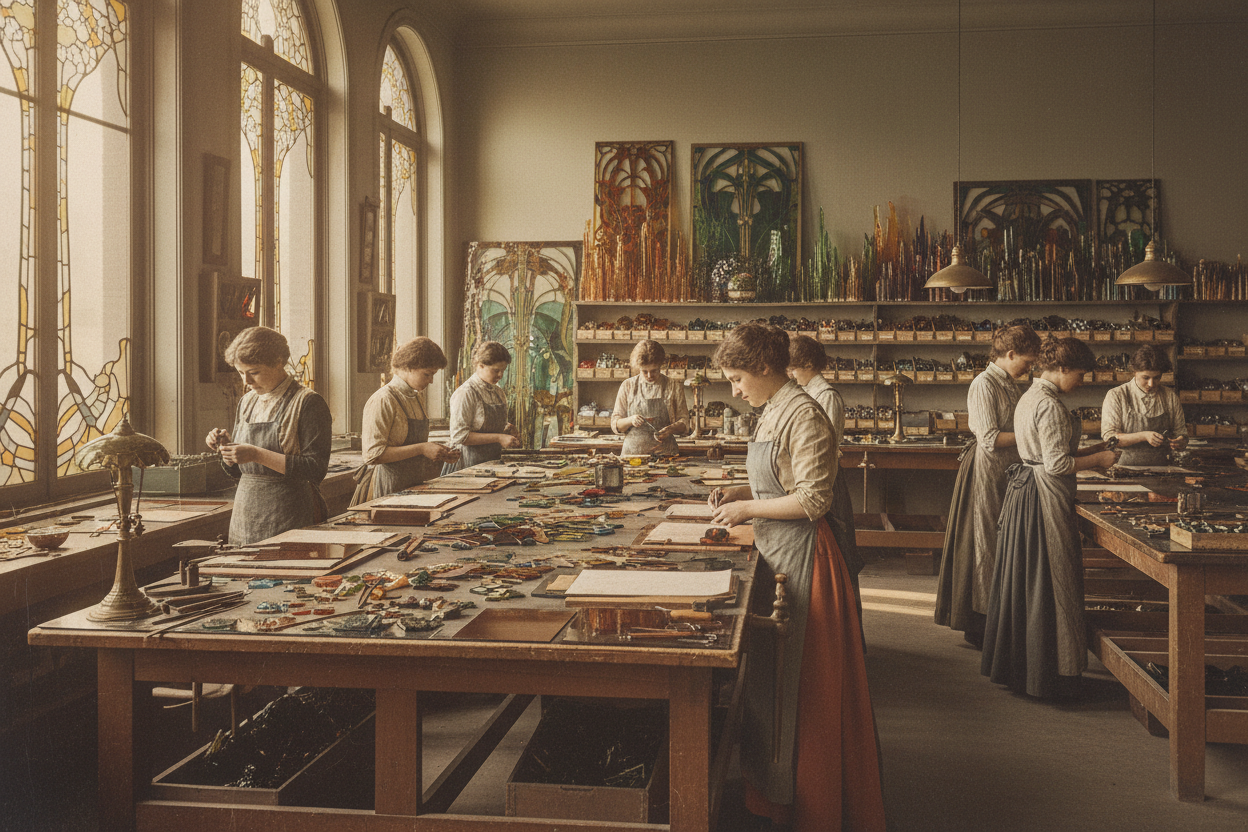Women's Glass Cutting Department: De Creatieve Kracht van de Tiffany Girls