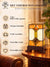 Tiffany cube table lamp – Cream, Amber & Diamond accents – H 21 cm – Art. 7150