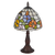 Tiffany tafellamp – Kolibrie & Bloemen – Ø 20 × H 36 cm (Art. 7005)