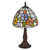 Tiffany tafellamp – Kolibrie & Bloemen – Ø 20 × H 36 cm (Art. 7005)