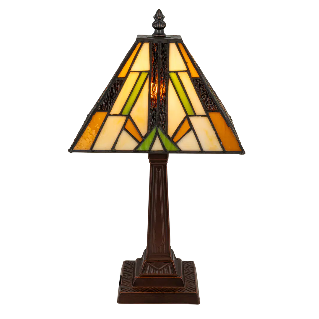 Tiffany tafellamp – L 28.5 CM x B 28.5 CM x H 37 CM (Art. 7014)