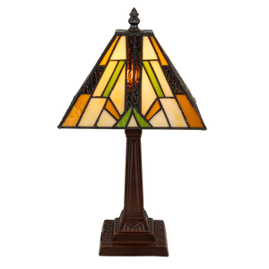 Tiffany tafellamp – L 28.5 CM x B 28.5 CM x H 37 CM (Art. 7014)