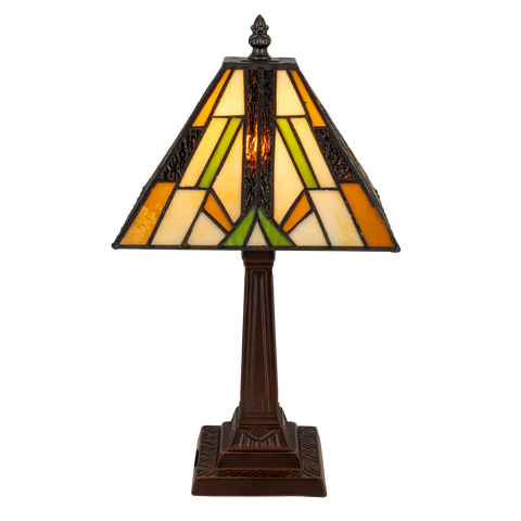 Tiffany tafellamp – L 28.5 CM x B 28.5 CM x H 37 CM (Art. 7014)