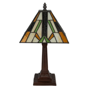 Tiffany tafellamp – L 28.5 CM x B 28.5 CM x H 37 CM (Art. 7014)