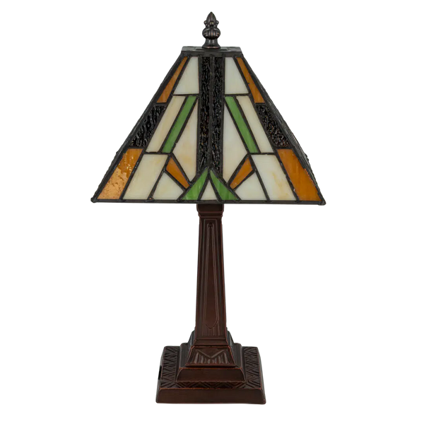 Tiffany tafellamp – L 28.5 CM x B 28.5 CM x H 37 CM (Art. 7014)