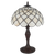 Tiffany tafellamp – Ruitpatroon – Ø 30 × H 46,5 cm (Art. 7021)