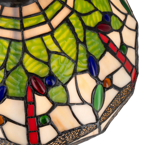 Tiffany tafellamp – Libelle (Dragonfly) motief – Ø 30 cm x H 46,5 cm (Art. 7032)