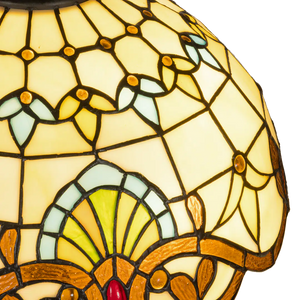 Tiffany tafellamp – Ø 40 × H 57 cm – Klassiek sierpatroon (Art. 7048)