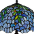 Tiffany tafellamp Blauwe Ranken – Blauw & Groen – H 46 cm (Art. 7074)