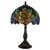 Tiffany tafellamp Rozen - Geel, Oranje & Groen – H 39,5 cm (Art. 7076)