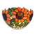 Tiffany wandlamp – Zonnebloemen – B 25 × H 15,5 cm (Art. 7709)