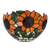 Tiffany wandlamp – Zonnebloemen – B 25 × H 15,5 cm (Art. 7709)