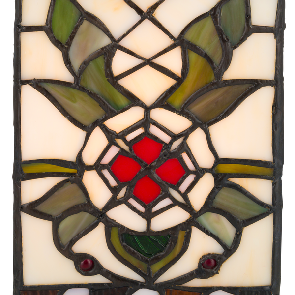 Tiffany kubus tafellamp – L 16,5 CM x B 16,5 CM x H 21 CM (Art. 7151)