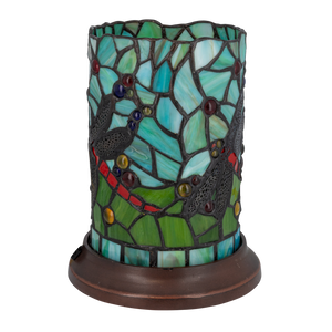 Tiffany tafellamp – Libelle – Ø 16,5 × H 21 cm (Art. 7176)