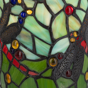 Tiffany tafellamp – Libelle – Ø 16,5 × H 21 cm (Art. 7176)