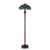 Detail Tiffany vloerlamp libellen van glas in lood in blauw-, groen- en turquoisetinten
