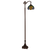 Tiffany Stehleuchte mit Rosen – Rot, Gelb & Grün – H 177 cm (Art. 7257)