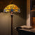 Tiffany vloerlamp Dragonfly – Geel, Amber & Crème – H 165 cm (Art. 7259)