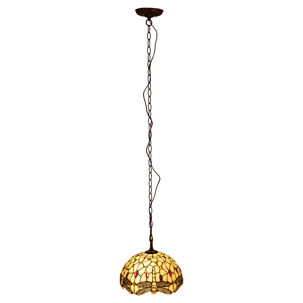 Tiffany hanglamp – Libelle – Ø 30 cm - Dragonfly (Art. 7400)