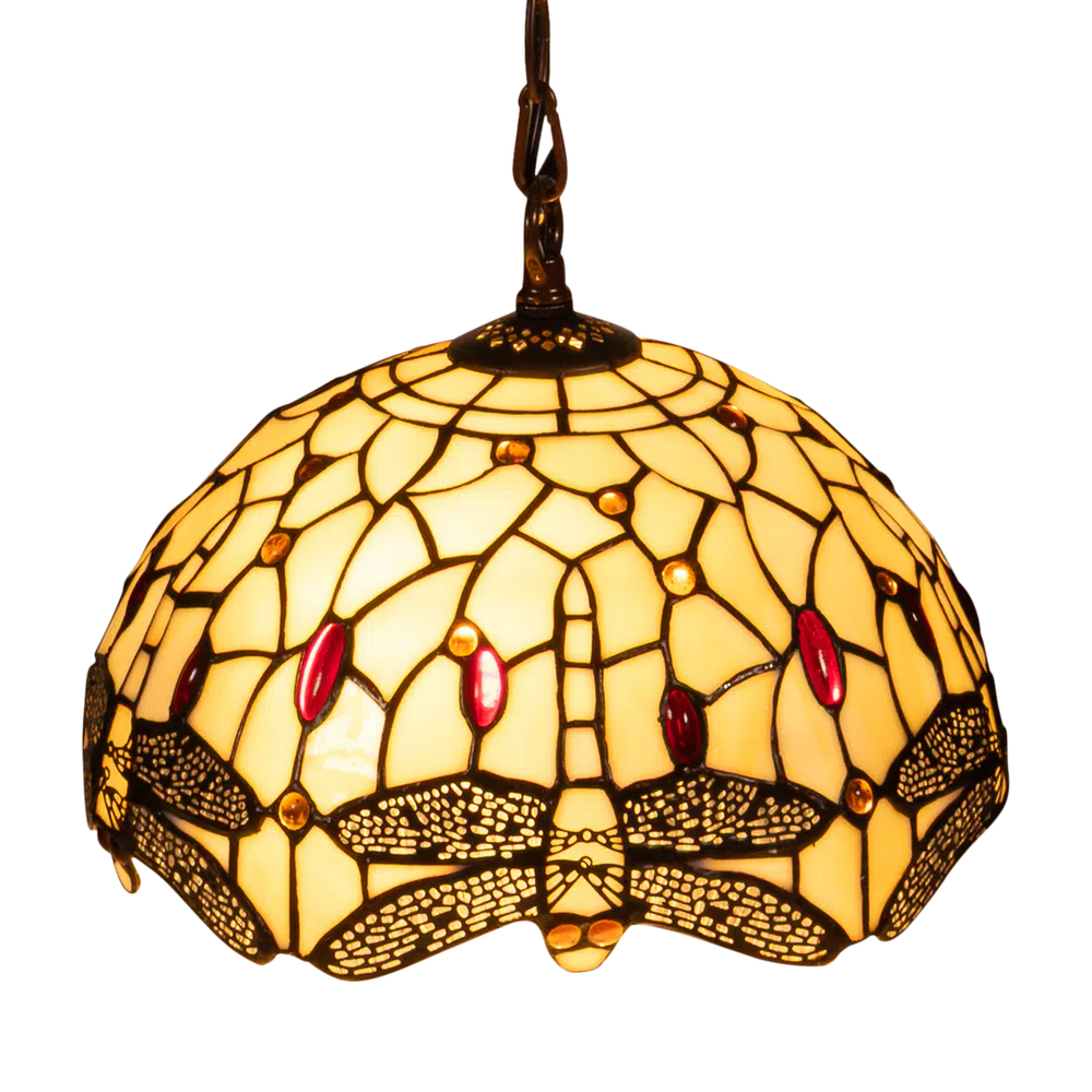 Tiffany hanglamp – Libelle – Ø 30 cm - Dragonfly (Art. 7400)