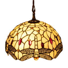 Tiffany hanglamp – Libelle – Ø 30 cm - Dragonfly (Art. 7400)
