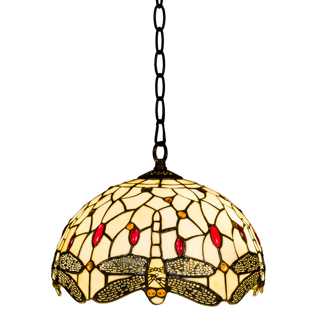Tiffany hanglamp – Libelle – Ø 30 cm - Dragonfly (Art. 7400)