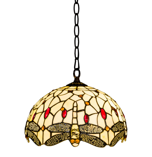 Tiffany hanglamp – Libelle – Ø 30 cm - Dragonfly (Art. 7400)