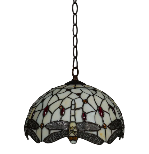 Tiffany hanglamp – Libelle – Ø 30 cm - Dragonfly (Art. 7400)