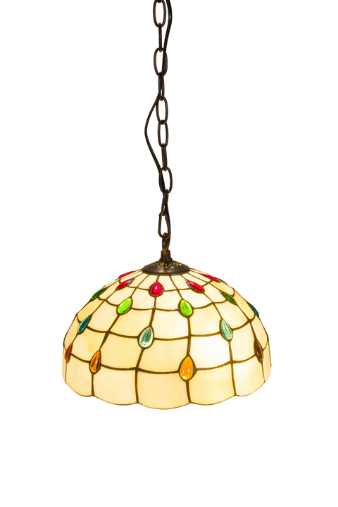 Tiffany hanglamp – Elegant patroon – Ø 30 cm (Art. 7401)
