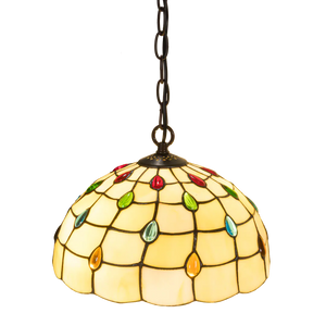 Tiffany hanglamp – Elegant patroon – Ø 30 cm (Art. 7401)
