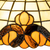Tiffany hanglamp – Roomkleurig glas – Ø 30 cm (Art. 7402)