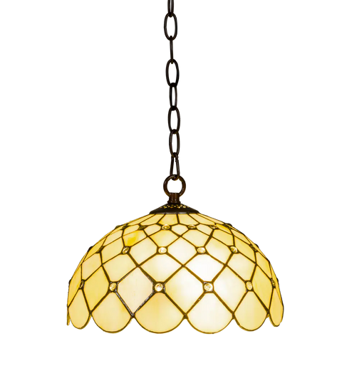 Tiffany hanglamp – Klassiek patroon – Ø 30 cm (Art. 7403)