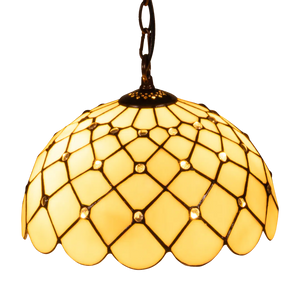 Tiffany hanglamp – Klassiek patroon – Ø 30 cm (Art. 7403)