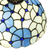Tiffany hanglamp – Bloemaccenten – Ø 30 cm (Art. 7404)