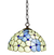 Tiffany hanglamp – Bloemaccenten – Ø 30 cm (Art. 7404)