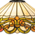 Tiffany hanglamp – Crème & Groen – Ø 40 cm (Art. 7405)