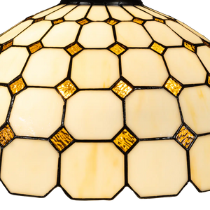 Tiffany hanglamp – Ruitpatroon – Ø 40 cm (Art. 7406)