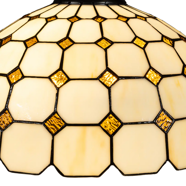 Tiffany hanglamp – Ruitpatroon – Ø 40 cm (Art. 7406)