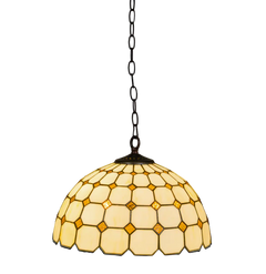 Tiffany hanglamp – Ruitpatroon – Ø 40 cm (Art. 7406)