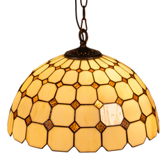 Tiffany hanglamp – Ruitpatroon – Ø 40 cm (Art. 7406)