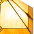 Detail Tiffany tafellamp art deco met verlichte voet van glas in lood in crème-, amber- en wit­tinten
